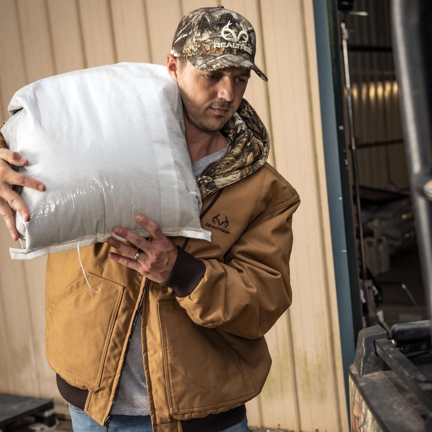 Veste réversible de travail à la chasse pour hommes de Realtree Edge