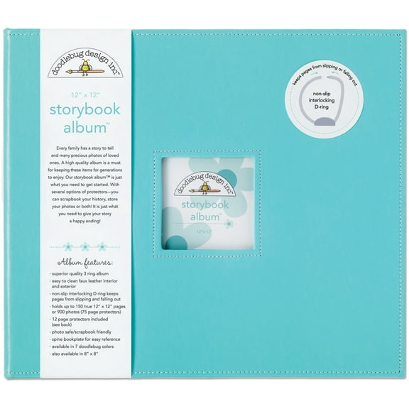 Doodlebug Storybook Album 12"X12" Swimming Pool