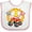 White and Pink, variant on Inktastic Monster Truck 1st Birthday Boys or Girls Baby Bib