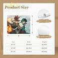 thumbnail image 3 of My Hero Academia Canvas Decorative Poster Art Picture Painting Bedroom Painting Decor Dinner Room Living Room Posters Gift Unframe Wall Poster 16"x20", 3 of 7