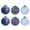 A, variant on AYktou 6 Pcs Christmas Balls Ornaments set, 3.2 Inch Fabric-Wrapped Foam Christmas Decor Balls Multiple Types Elegant hanging ball for Christmas Tree Decor Wedding celebration Birthday Party Layout