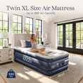 thumbnail image 3 of Knzzo Twin XL Air Mattress, 18-Inch Raised Air Bed with Built-in Pump, Fast Inflation & Deflation, Comfortable Flocked Top for Guests, Home & Travel, 3 of 7