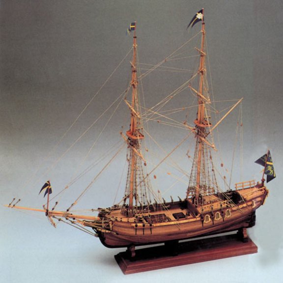 COREL AMPHION 18TH CENTURY SCHOONER 1:40