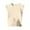 Beige, variant on Kids Tshirt Sleeveless Crew Neck Girls White Shirt Basic Plain Girls T Shirt 3-4 Years