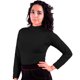 thumbnail image 3 of Paquete de 2 Blusa Termica Mujer, Negro-Negro, Manga Larga, Unitalla, Cuello Alto, 3 of 4
