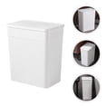 thumbnail image 3 of MOVTOTOP Press Type Waste Paper Bin Slim Garbage Container Bin Bedroom Garbage Can (L), 3 of 7