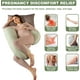 thumbnail image 2 of Almohada de maternidad para embarazadas, soporte ergonómico para espalda y piernas, 2 of 7