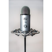 Blue Radius II Microphone Shock Mount for Yeti and Yeti Pro with Improved Hinge Design