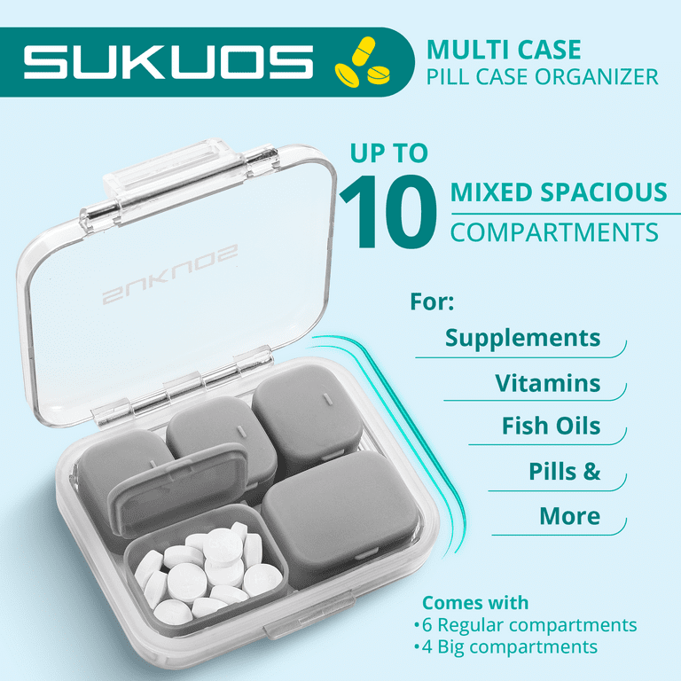 衛生日用品 what we want WWW_PILLCASE Amazon.com: Heiwa Industry Pill Case, Supplement Case, Made