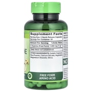 L Arginine 1000 mg | 100 Capsules | Mega Strength | Non-GMO and Gluten Free Supplement | By Nature's Truth