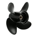 thumbnail image 1 of 4 Blades Propeller Outboard Accessory 10 3/8x13 Outboard Propeller High Thrust 4 Blades Aluminum Alloy Fit For  Outboard 35-60HP Engine, 1 of 8