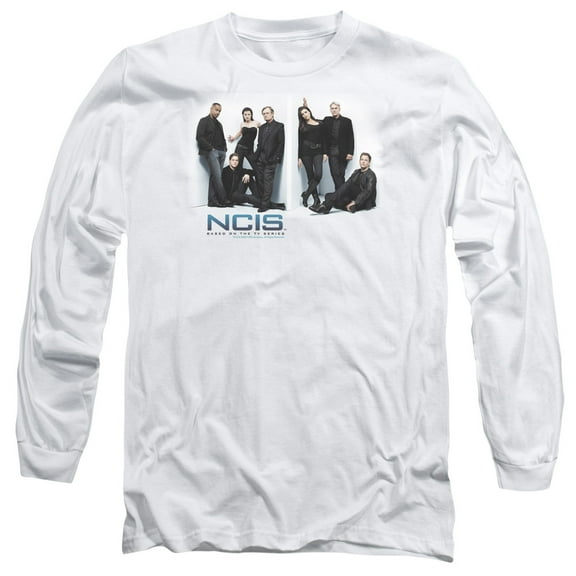 Ncis White Room Long Sleeve Adult 18/1 T-Shirt White