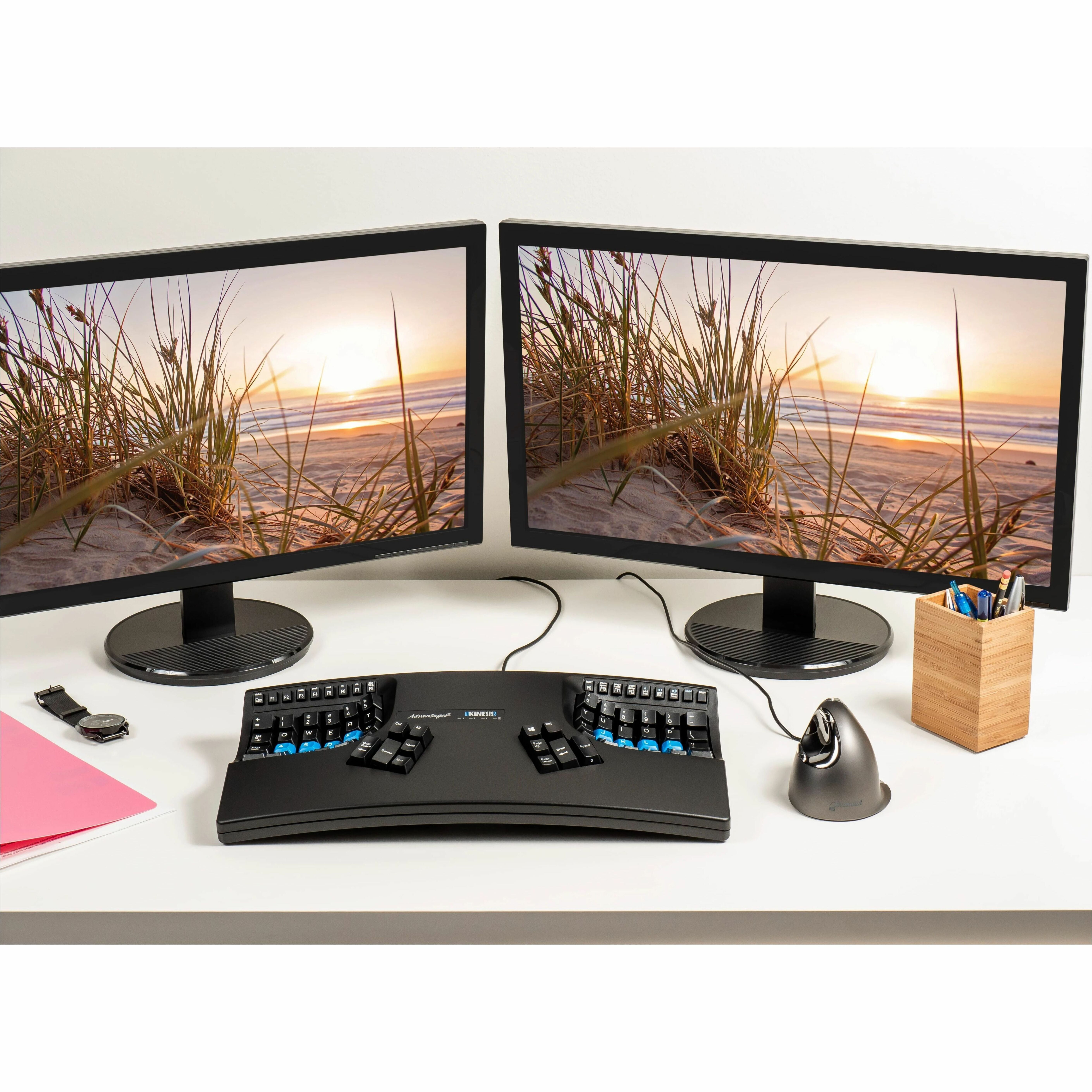 Kinesis Advantage2 Quiet LF Ergonomic Keyboard (KB600LFQ