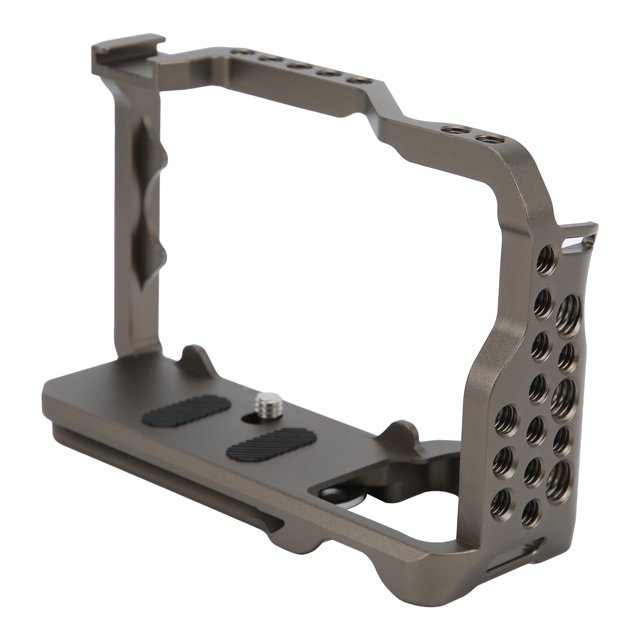 Jaula De Video Jaula De Cámara De Metal Soporte De Extensión De Cámara Jaula Protectora De Video De Cámara Soporte De Extensión De Disparo De Marco De Metal Para Sony A7C ANGGREK CB2217