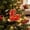 A, variant on Edgtyos Christmas Red Goats Ornament, 3.2"x3.2" 2D Acrylic with Gold Cord Goats Hanging Sign Car Rear View Mirror Accessories, Xmas Gift for Family