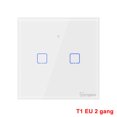 thumbnail image 1 of Reemplazo para Google Home Sonoff T1 86 1/2/3 gang TX 433Mhz RF RC Wifi Interruptor de pared Interruptor inteligente Estándar de la UE Inevent DZ7392-02B, 1 of 7