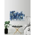 thumbnail image 5 of Parvez Taj Blurry Blue Flowers II Canvas Wall Art, 5 of 7