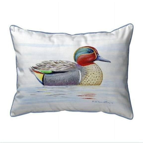 11 x 14 in. Green Wing Teal Small Indoor & Outdoor Pillow