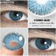 thumbnail image 1 of [Nuevo Producto] AMARA 2pcs Hombres Gris/Marrón Lentes De Contacto Ojo De Gato Suaves Gafas Anuales Cosméticos Lente Suave 0.00, 1 of 4