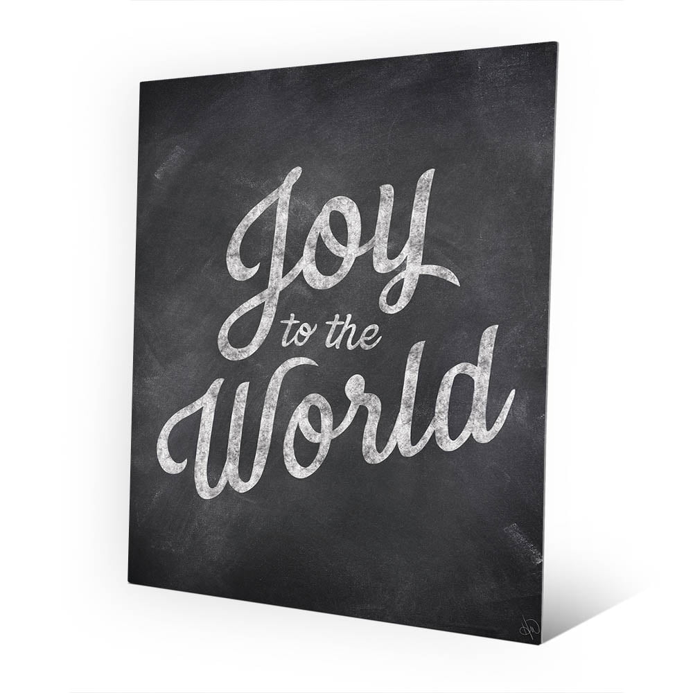 Joy to the World 16" x 20" Metal Wall Art