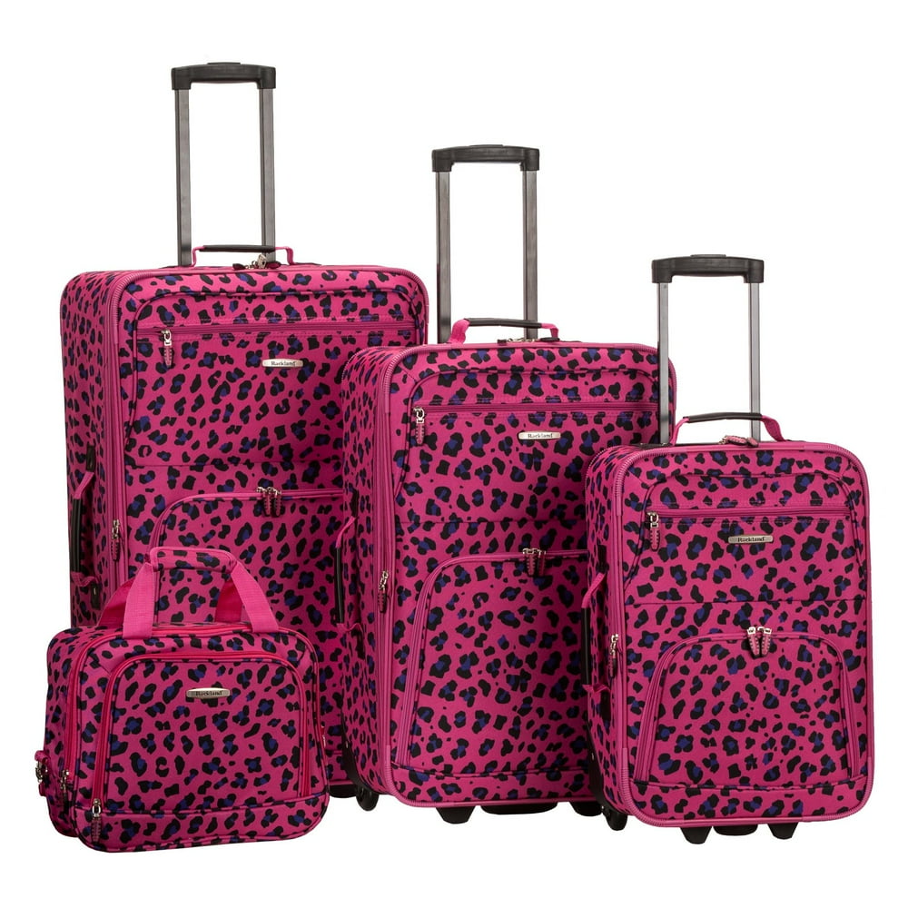 Rockland Rockland Luggage Jungle 4 Piece Softside Expandable Luggage