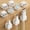 White, variant on 9 Pack Cord Organizer, Magnetic Cable Clips, Under Desk Management, Black