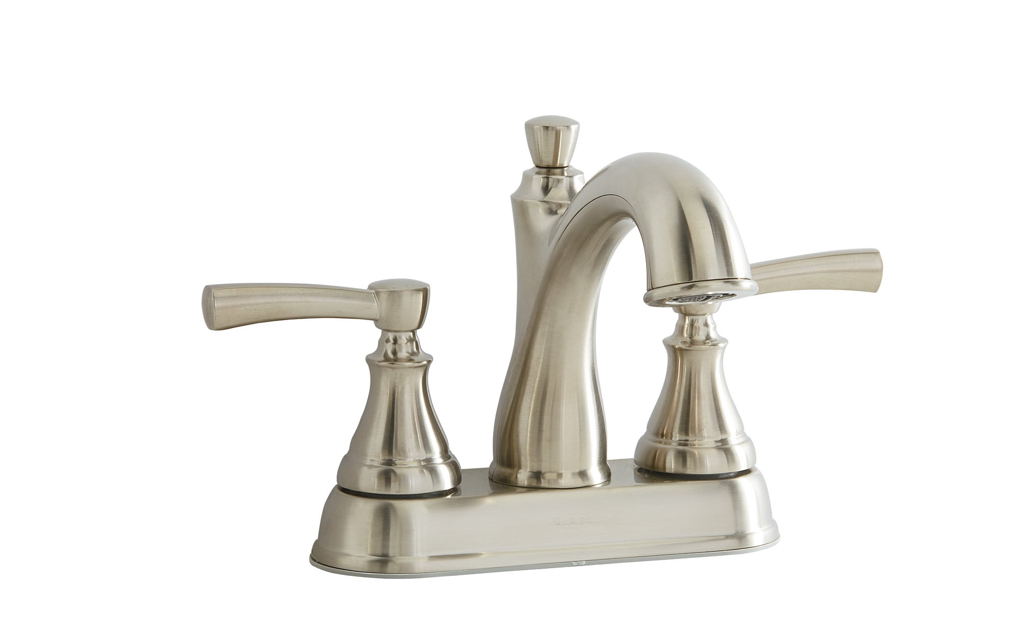 Giagni LL404 Brushed Nickel Mitchell Centerset Bathroom Faucet BrickSeek