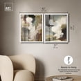thumbnail image 5 of Muted Tones Harmony Pair Shadowbox Print Boho Wall Decor Set by Art Remedy, White Frame, 20 x 24, 5 of 6