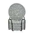 thumbnail image 1 of Hyrbek Placemat, Cotton Rope Woven Meal Mat Circular Cotton Thread Woven Cup Mat Pot Mat Kitchen Table Thickened Insulation Mat, 1 of 2