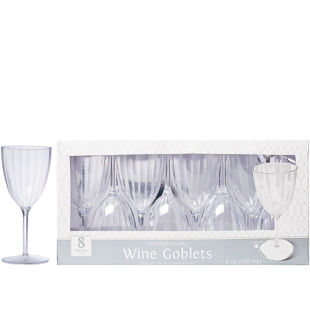 cheap plastic wine goblets
