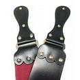 thumbnail image 4 of G.B.S Straight Razor Strop, Leather Sharpening Strap - Black & Maroon, 4 of 7