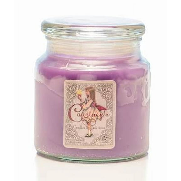 LAVENDER BREEZE - Courtneys Candles Maximum Scented 16oz Medium Jar Candle