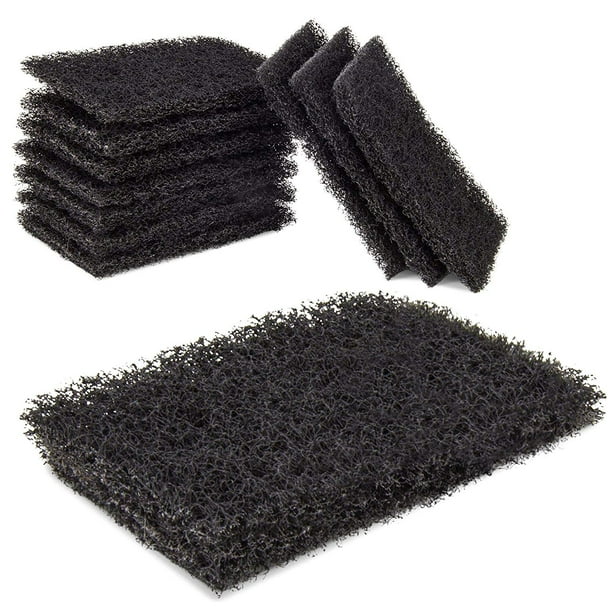 [10 Pack] Griddle Cleaning Pads Grill Degreaser Scrubber, Metal