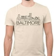 thumbnail image 2 of Skyline Baltimore Maryland Shirt Unisex Small Natural, 2 of 5
