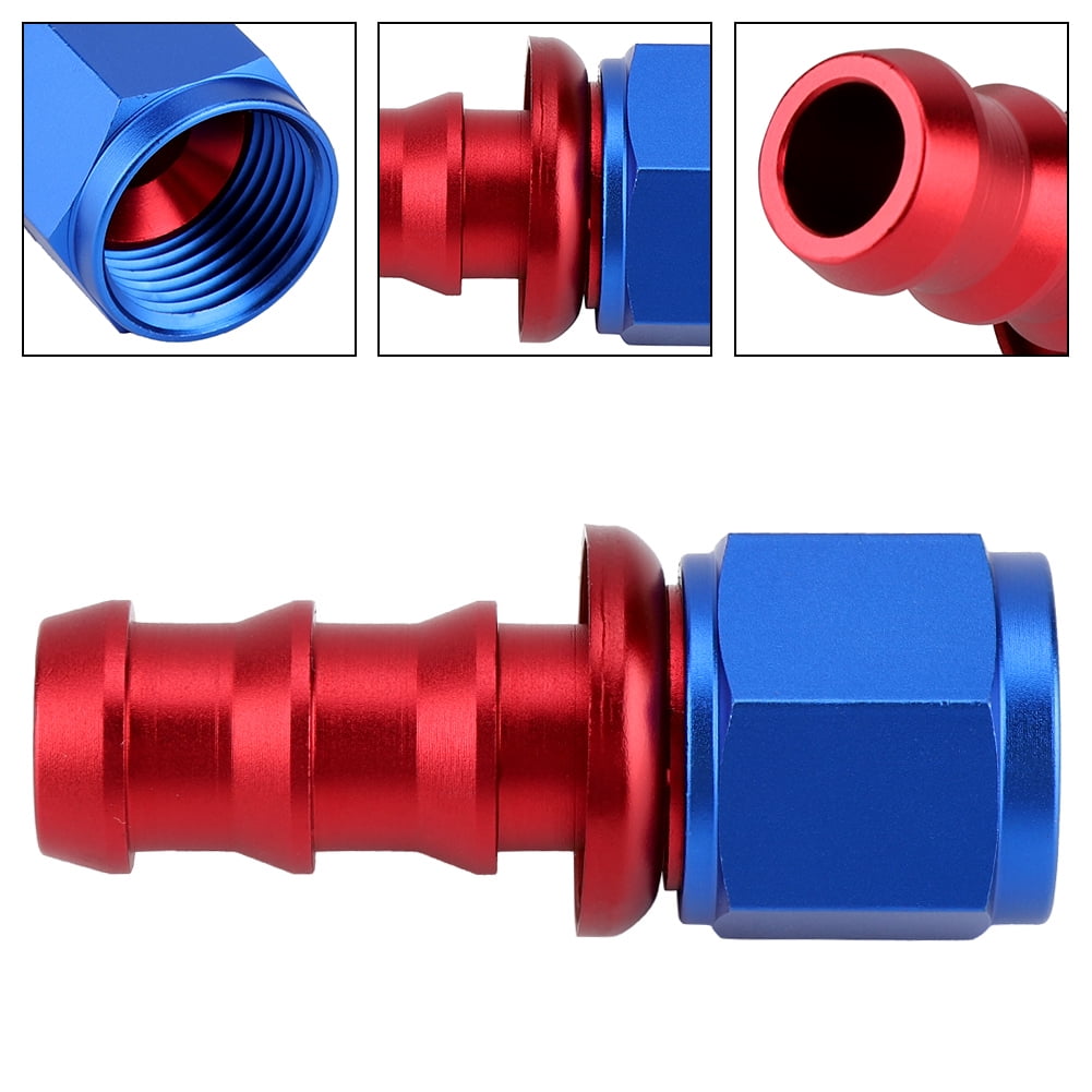 Mgaxyff AN10 Straight 45 90 180 Degree Push On Twist Lock Oil Gas Fuel