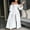 White, variant on Yuwull Women's Oversize Off Shoulder Jumpsuit Summer Fashion Puff Sleeve Belted Elegant Streetwear Wide Leg Playsuit