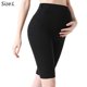 thumbnail image 2 of Leggings suaves de cinco puntos para mujeres embarazadas, cintura alta, pantalones de montar, 2 of 6