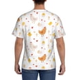 thumbnail image 3 of Qekee Funny Chicken Classic Fit T-Shirt Men's Shirt Men's Tight Short Sleeves for Exercise, Running, Mountaineering - Funny Chicken, 3 of 9