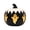 Style2, variant on Halloween Decorations Witch Pumpkin House Lamp, Glowing Resin Cottage Figurine with Cat, Star Roof and Chimney for Indoor Tabletop Fall Home Decor