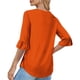 thumbnail image 5 of mfyjkho Tops Casuales Para Mujer, Camisa Informal Para Mujer Con Mangas De 7 Pulgadas Y Volantes. Tops Para Salir Xxl, 5 of 7