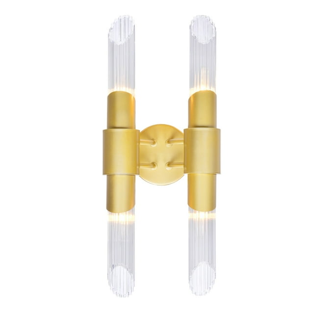 CWI Lighting Applique Murale 4 Lumières avec Finition Satin Doré
