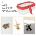 thumbnail image 3 of Raindrops Aquatic Habitat With Basking Platform Pink ABS 1Set Suitable For Reptile Aquarium, 3 of 7