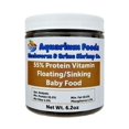thumbnail image 2 of Aquatic Foods Inc. 55% Protein Vitamin Rich Floating/Sinking Baby, Fry Food for Newly Hatched Koi & Pond Fish, Tetras, Guppies, All Community Tropical Fish…11.4oz Med Round Jar, 2 of 5