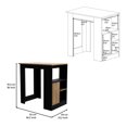 thumbnail image 5 of Ready-to-Assemble Kitchen Island | Perfect for Creating a Functional Kitchen Space | Boasts Elegant Black/Natural Oak Finish, 5 of 5
