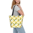 thumbnail image 7 of Defioc Corn On The Cob Print Tote Bag for Women,Shoulder Bag with Zipper Casual Tote's Handbag Big Capacity Shoulder Bag with Inner Pocket Fit for Shopping,Office,Travel, 7 of 7