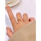 thumbnail image 4 of 1pc Fashionable Initials Letter A-Z Adjustable Ring for Women s925 Sterling Silver Personalized cubic zirconia Rings Fine Jewelry Birthday Gift, 4 of 4