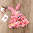 thumbnail image 1 of Enfant d'Été Bébé Filles Backless Fête Concours Tutu Princesse Robe Enfants Vêtements Décontractés 1-6T, 1 of 5