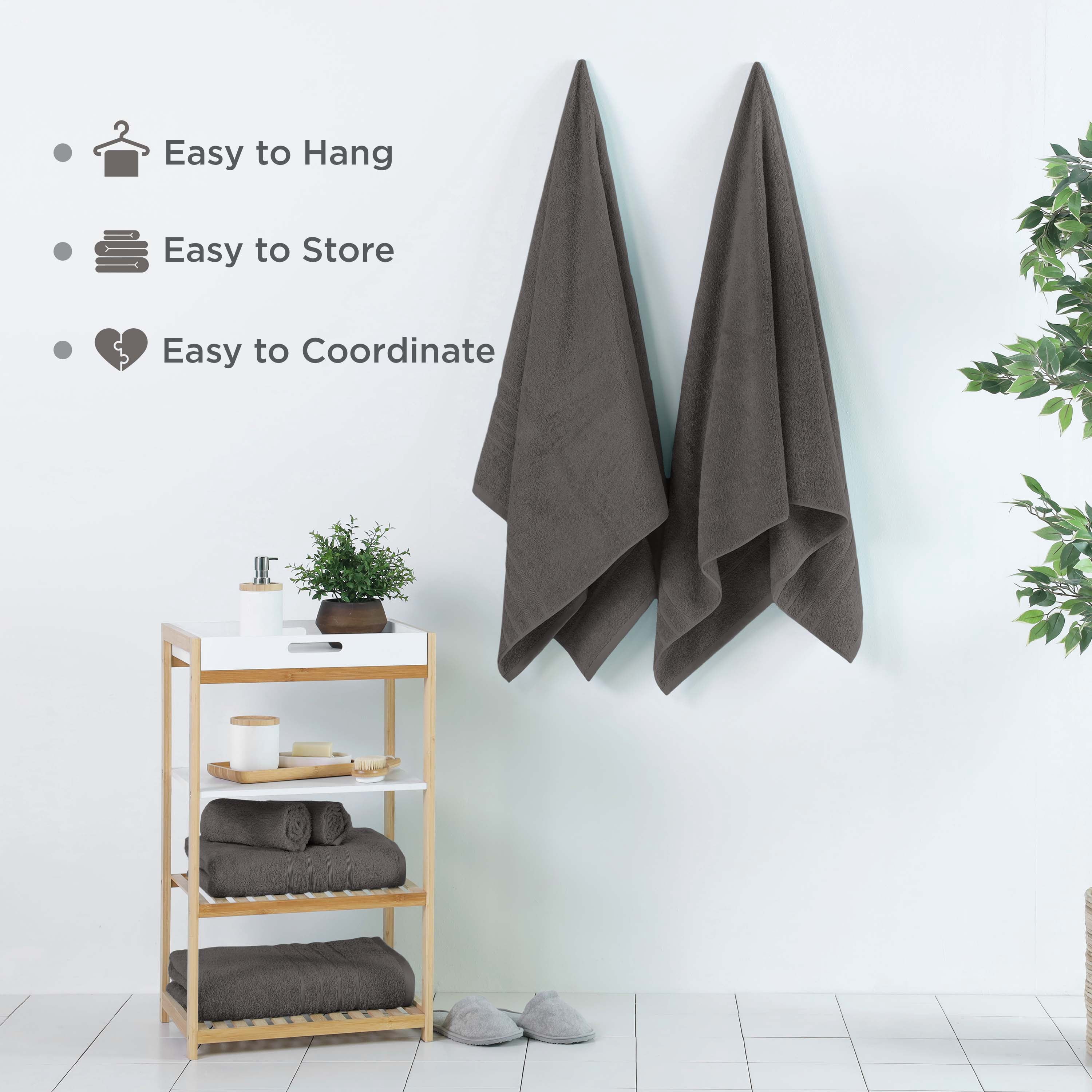 Martex 2-Pack Bath Sheet Set | 100% Cotton Extra Large 33" x 65" Towels | Eiffel Tower