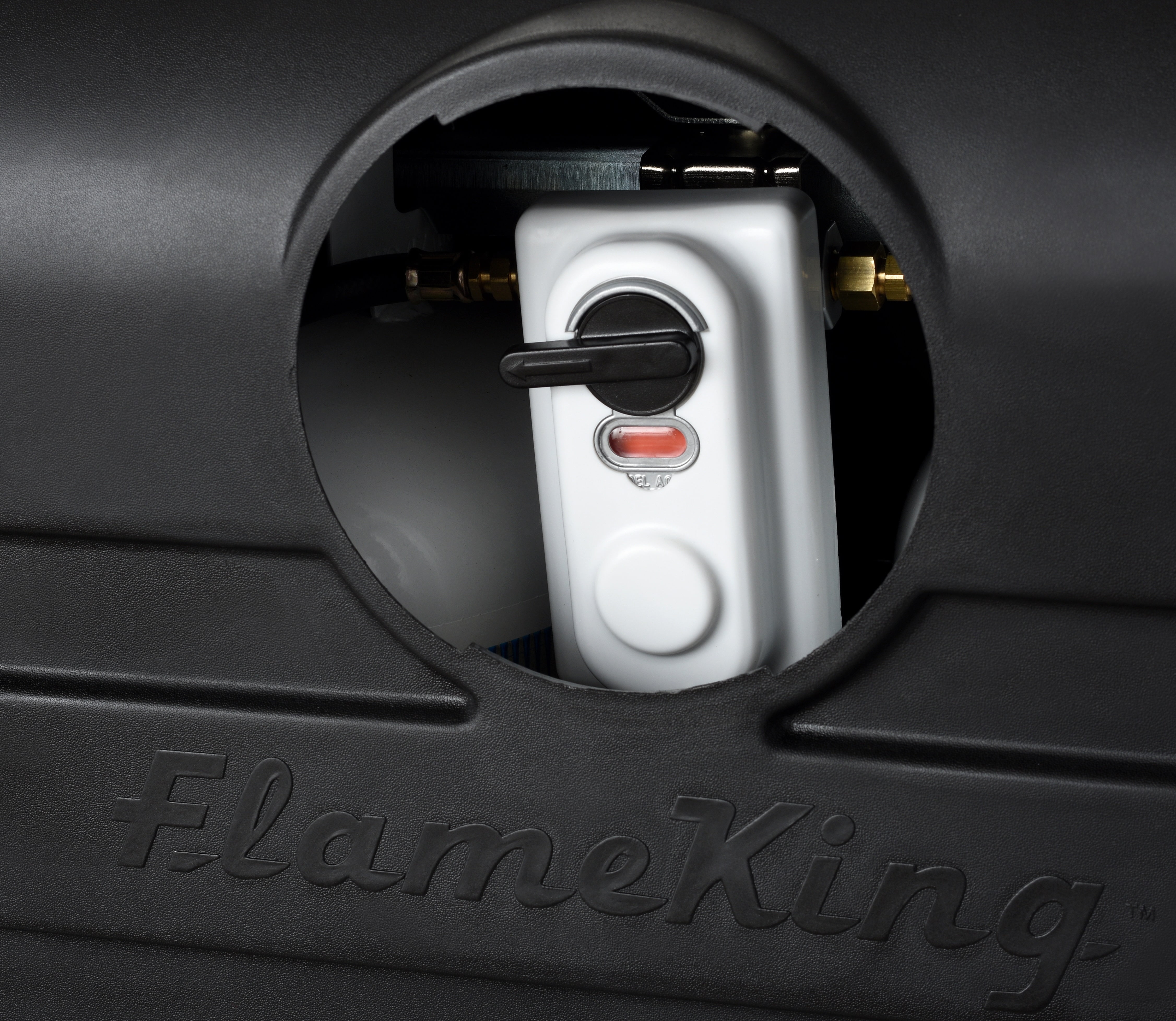 Flame King YSN-PCC-RV30 Black Heavy-Duty Polypropylene 7.14 lb Propane Tank Cover for RV Accessories