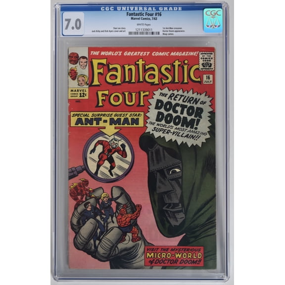 Fantastic Four #16 - CGC 7 Comic Book